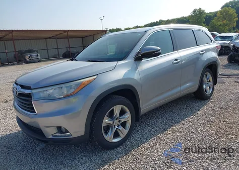 2014 Toyota Highlander Limited V6 from USA, damaged, VIN 5TDDKRFH9ES020099